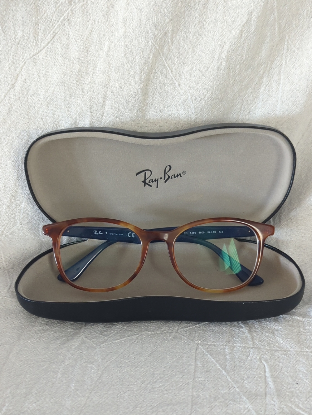 Ray-Ban RX5356 Havana Tortoise Frames Only Eyeglasses with Case
